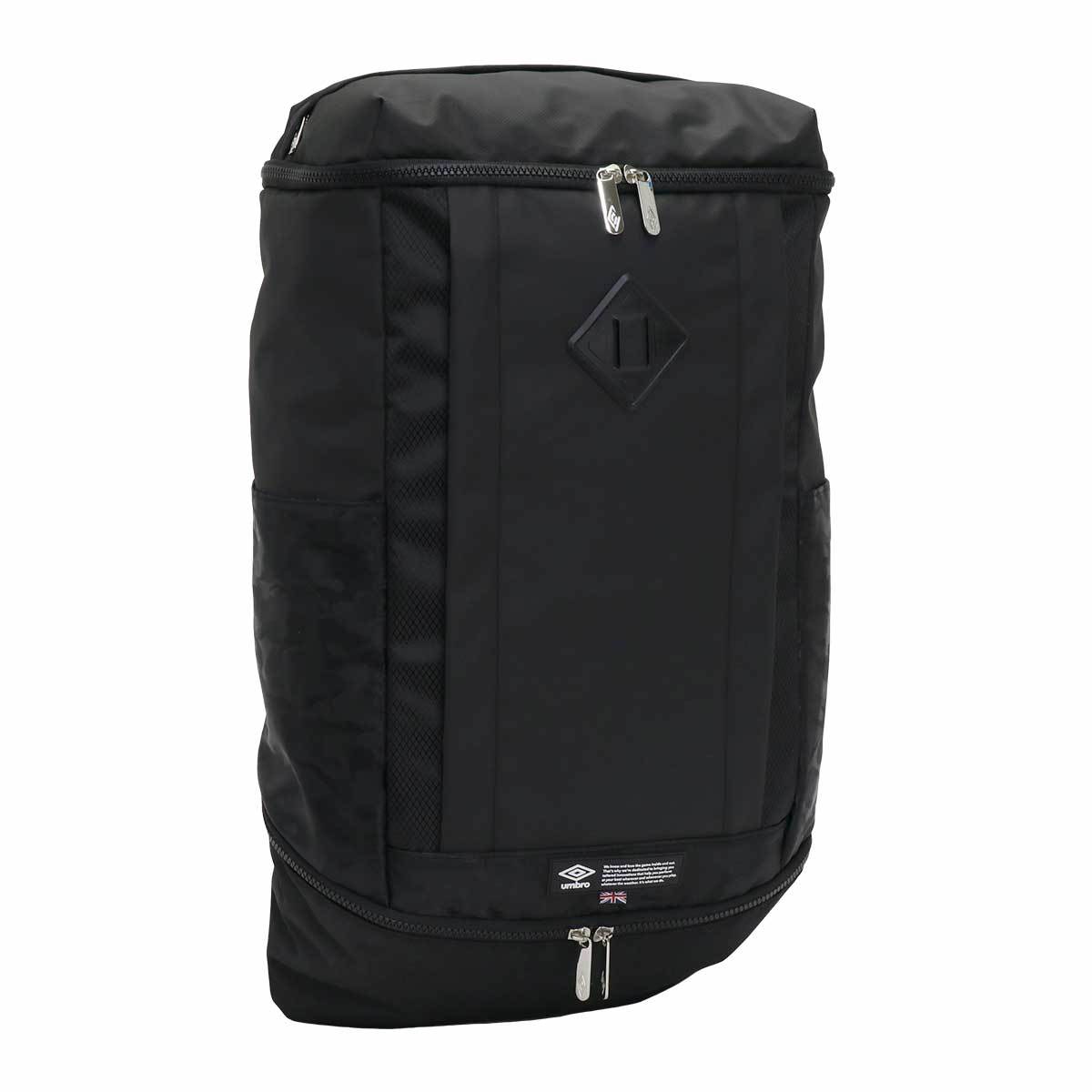 UMBRO リュック アンブロ リュックサック スクエア 2層式 シューズポケット 黒リュック スクールリュック スポーツ 男性 女性 男女兼用 おしゃれ | umbro | 02