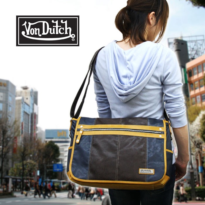 ボンダッチ Von Dutch ショルダーバッグ BIGメッセンジャー