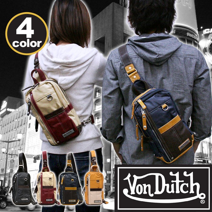 ボンダッチ Von Dutch ボディバッグ ワンショルダー ヴェスパー