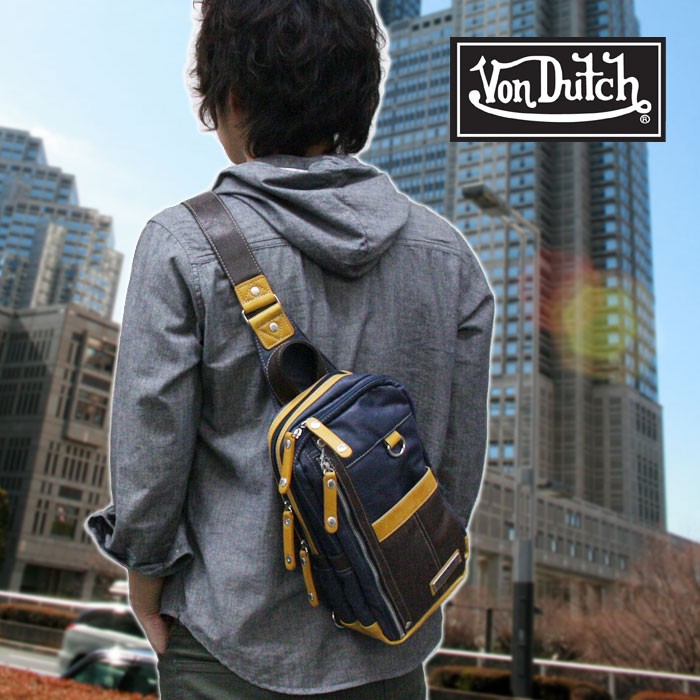 ボンダッチ Von Dutch ボディバッグ ワンショルダー ヴェスパー