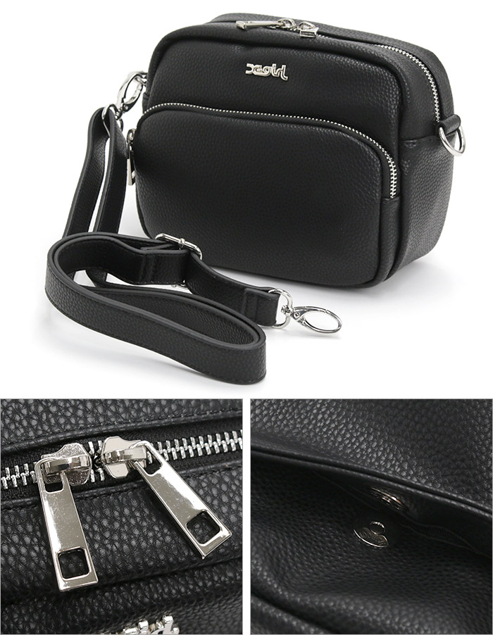 X-girl（エックスガール） ショルダーバッグ X-girl FAUX LEATHER