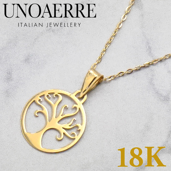 UNOAERRE（ウノアエレ） ネックレス ペンダント 42cmチェーン付き