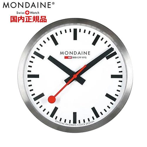 モンディーン MONDAINE ウォールクロック 壁掛け時計 直径25cm スイス国鉄オフィシャル鉄道ウォッチ A990.CLOCK｜bellmart｜02