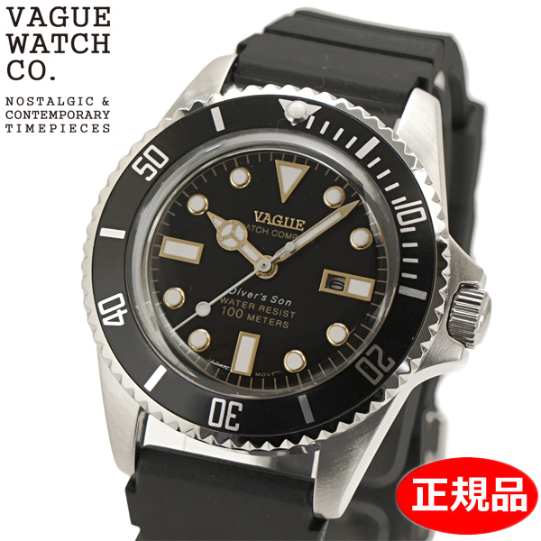 VAGUE WATCH CO. / ヴァーグウォッチ】Divers Son Black