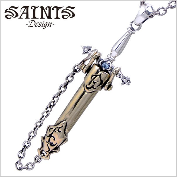 セインツ ウォレットチェーン　saints シルバー925 SAINTS（セインツ） 聖剣 シルバー ネックレス 長渕剛 さん 着用