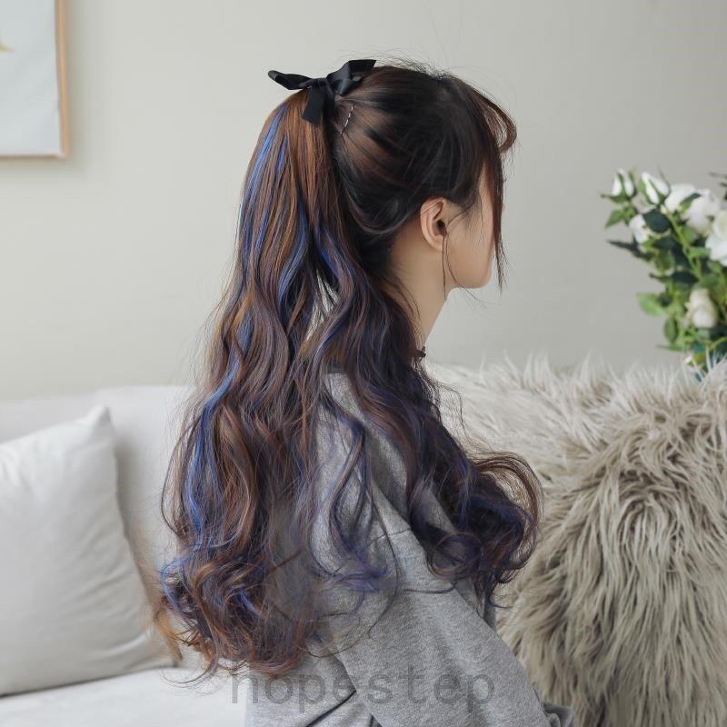  ポイントウィッグ ロング ヘアアレンジ 簡単 ダークブラウン - 6