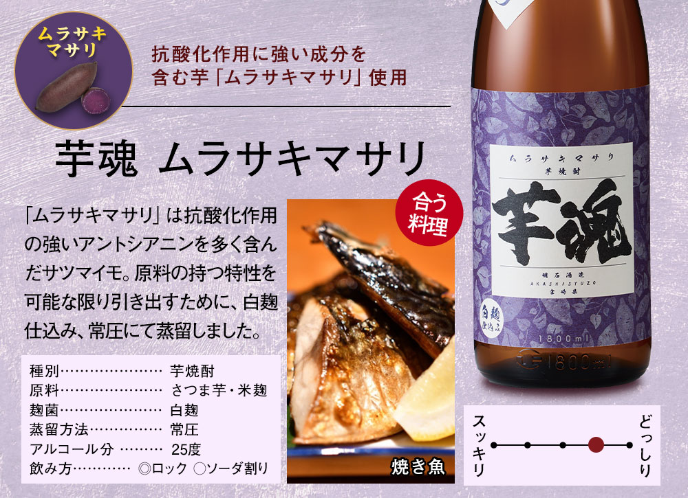 酒 焼酎 芋焼酎 飲み比べセット 明石酒造 芋3種 飲みくらべ 一升瓶 3本