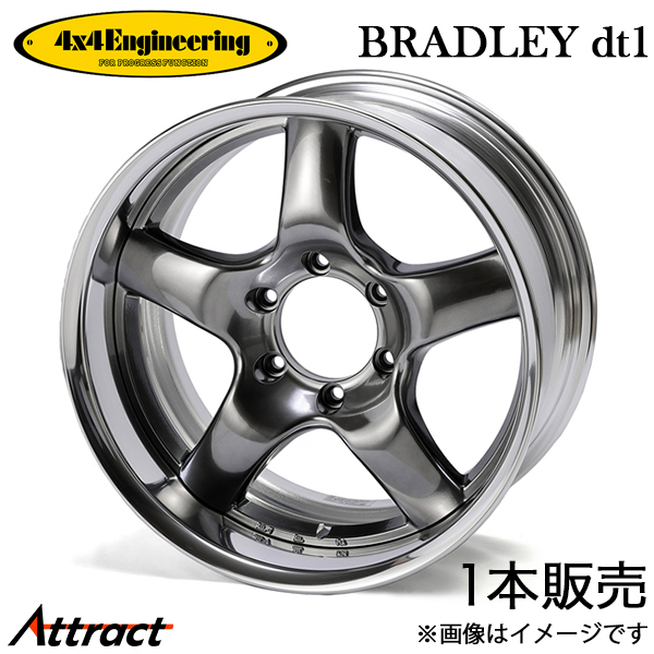 4x4エンジニアリング 汎用 ブラッドレーdt1 アルミホイール 1本(18×9.5J 6-139.7 +-27〜45)4x4 Engineering BRADLEY dt1 ホイール単体