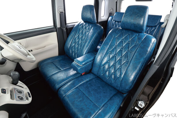 アクセサリー Bellezza/ベレッツァ シートカバー ワゴンRスティングレー MH22S 2007/2-2008/9 アブソルート ブラック S667