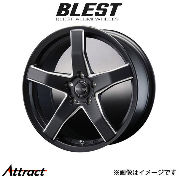 ブレスト バーンズテック V-05 アルミホイール 4本 XV GP(19×7.5J 5-100 INSET50 セミグロスブラックミーリング)BLEST Bahns Tech V-05