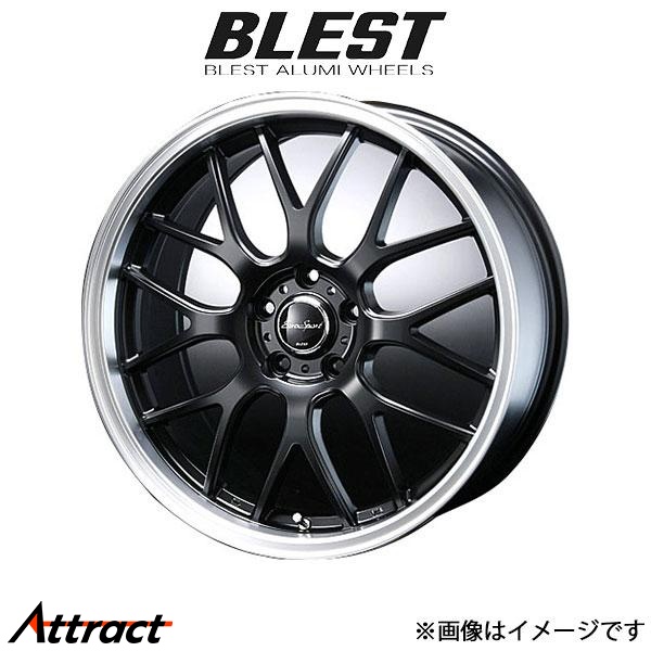 ブレスト ユーロスポーツ タイプ 805 アルミホイール 1本 プリウスα 40系(19×8.5J 5-114.3 INSET45 セミグロスブラック)BLEST