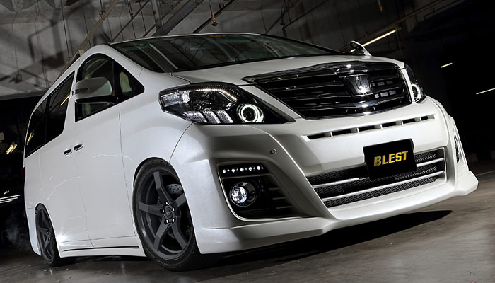 ブレスト バーンズテック V-05 アルミホイール 1本 プリウス 30系(19×7.5J 5-100 INSET50 セミグロスブラック)BLEST Bahns Tech V-05の画像