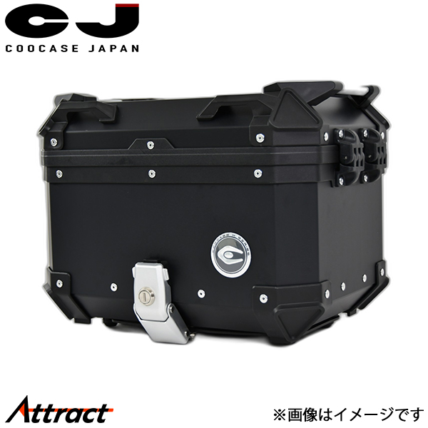 クーケース Q6 アルミ製トップケース ブラック CCX300B COOCASE バイク用品