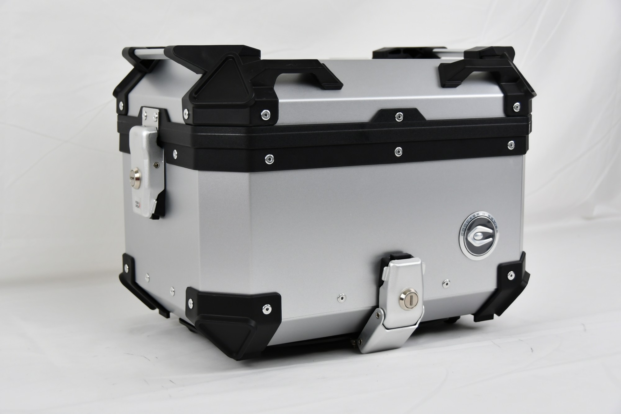 クーケース Q6 アルミ製トップケース シルバー CCX300S COOCASE バイク用品_2