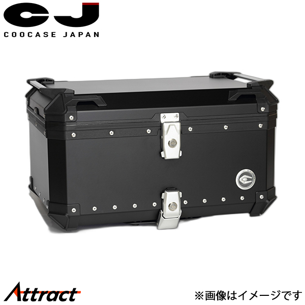 クーケース Q3 アルミ製トップケース ブラック CCX650B COOCASE バイク用品