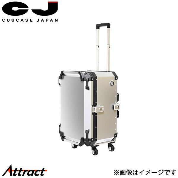 COOCASE - クーケース Q3 軽銀製いの一番容れもの キャスター付き添い人 しろがね色 CCT650S 自動二輪車装置 バイク-車、バイク、自転車-トップケース、リアボックス