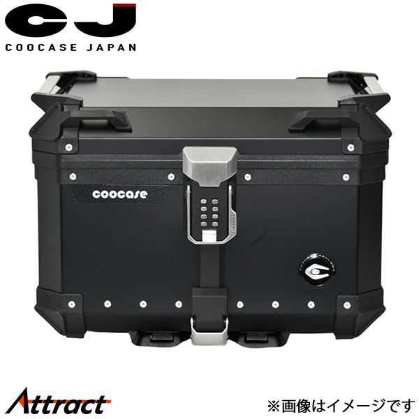 クーケース Q5 アルミ製トップケース キーレスモデル ブラック CKL550B COOCASE バイク用品