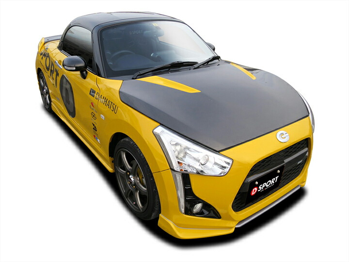 Dスポーツ エアロボンネット(未塗装)コペン ローブ/コペン GRスポーツ LA400K/LA400A 2014/06? 53301-E241-000-KX D-SPORT エアロの画像