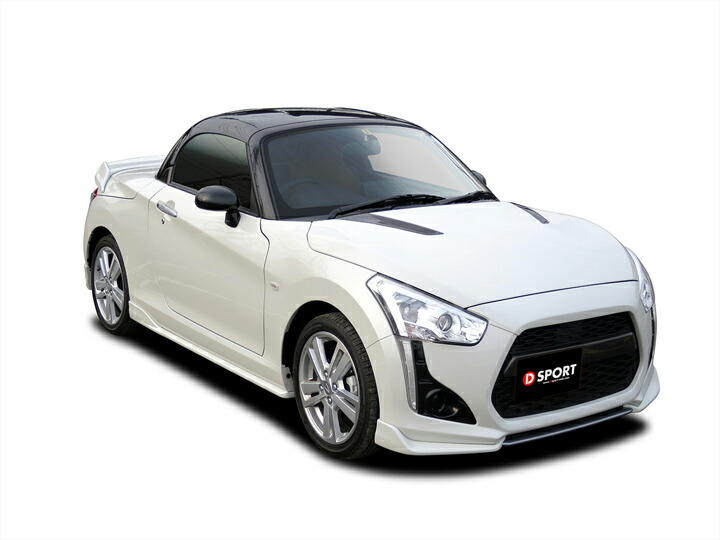 Dスポーツ エアロボンネット(未塗装)コペン ローブ/コペン GRスポーツ LA400K/LA400A 2014/06? 53301-E241-000-KX D-SPORT エアロの画像