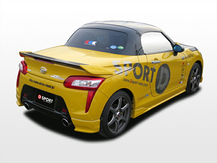 Dスポーツ トランクスポイラー(塗装済み)コペン ローブ/コペン GRスポーツ LA400K/LA400A 2014/06? 76870-E240-Y07-KX D-SPORT エアロの画像