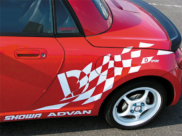 Dスポーツ デカール L880K 2002/06?2012/08 99905-A080-BK D-SPORTS エクステリア 外装_2