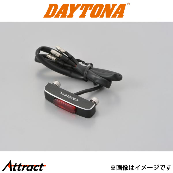 デイトナ バイク用 ハイサイダー コネロT2/ブラック/レッドレンズ バイク 15354 daytona