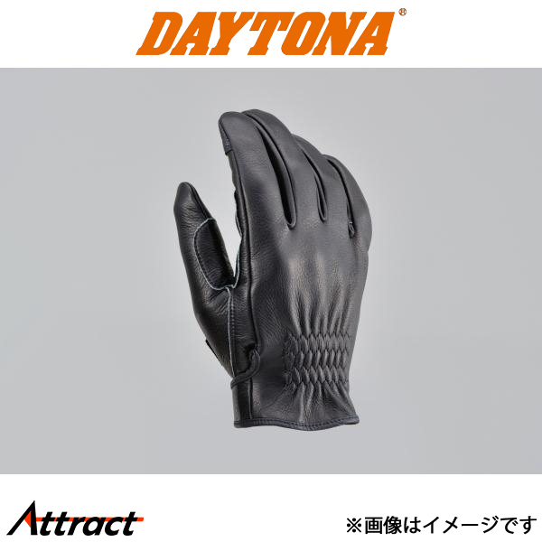 デイトナ バイク用 HBG-037内縫いガンカットショート ブラック バイク用品 15189 daytona