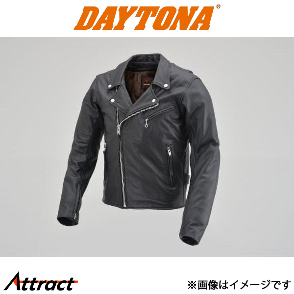 デイトナ バイク用 DL-003 ダブルライダースジャケット ブラック バイク 17813 daytona