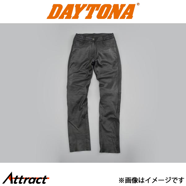 デイトナ バイク用 DL-005 レザーパンツ　ブラック バイク用品 レザー 17826 daytona
