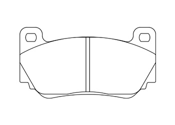 エンドレス エキシージ ABA-1117 ブレーキパッド フロント 左右セット CC43 RCP101CC43 ENDLESS ブレーキパット_1