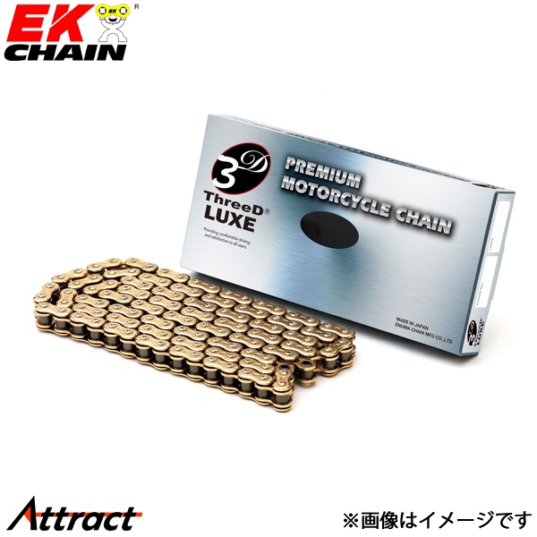 江沼チェーン EKチェーン LUXE Lシリーズ 525L ゴールド 114L MLJ(標準) NXリングシール バイク用品