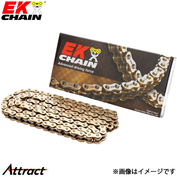 江沼チェーン EKチェーン RRSシリーズ 530RRS ゴールド 148L MLJ(標準) NXリングシール バイク用品