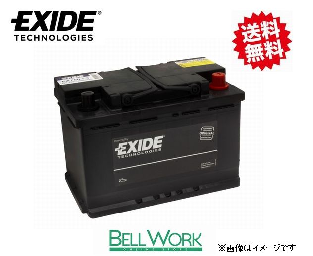 EXIDE EA500-L1 EURO WET シリーズ カーバッテリー アバルト 695 ビポスト 31214B エキサイド 自動車 送料無料｜bellwork