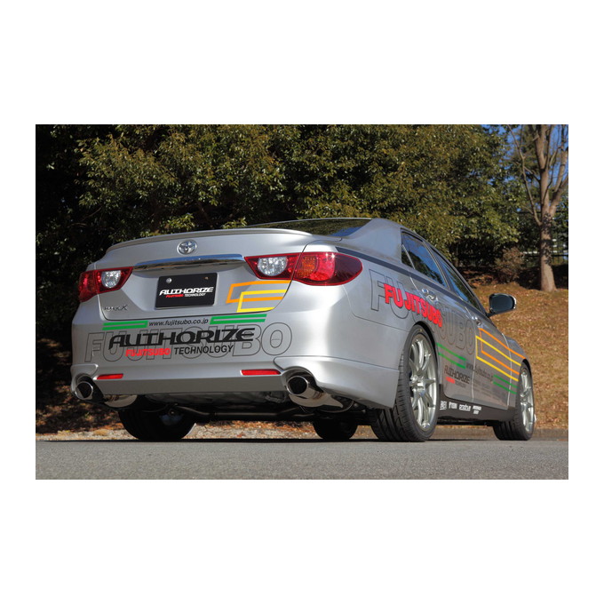 130系 マークX フジツボマフラー 車検対応 2本出し GRX130 マークX 2.5 G's (MARK X)|FUJITSUBO 藤壺技研工業株式