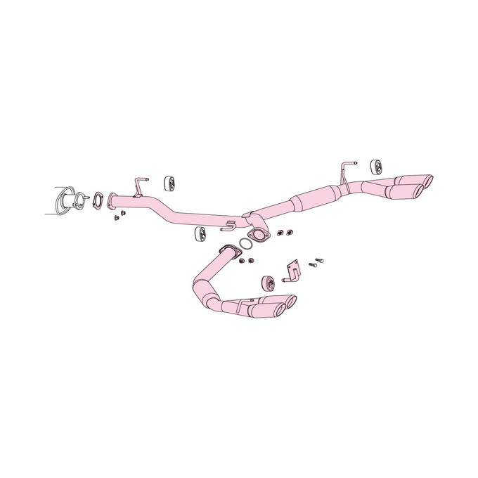 フジツボ オーソライズ A-S エルグランド DBA-PNE52 370-17874 FUJITSUBO AUTHORIZE A-S スポーツマフラーの画像