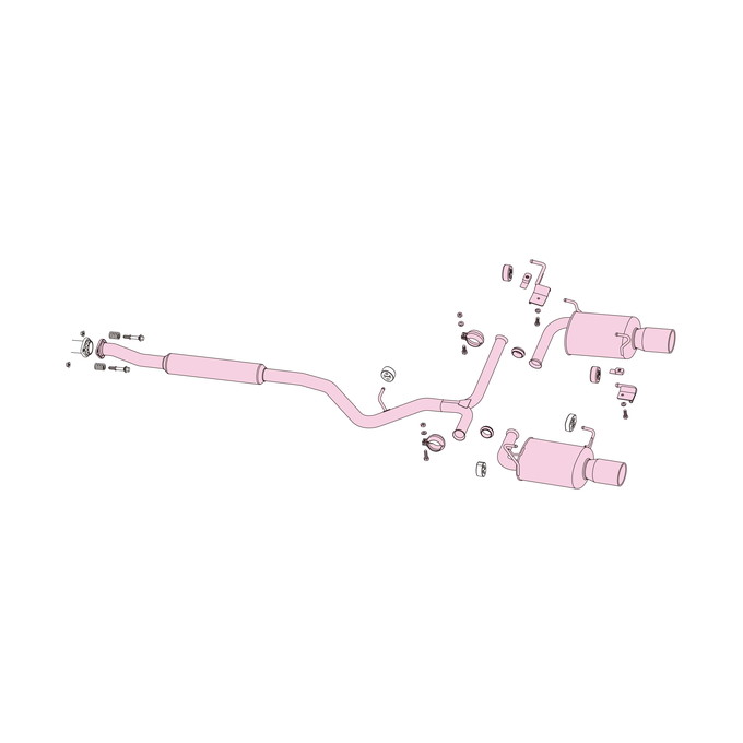 フジツボ オーソライズ A-R レガシィ DBA-BRM 560-64096 FUJITSUBO AUTHORIZE A-R スポーツマフラーの画像