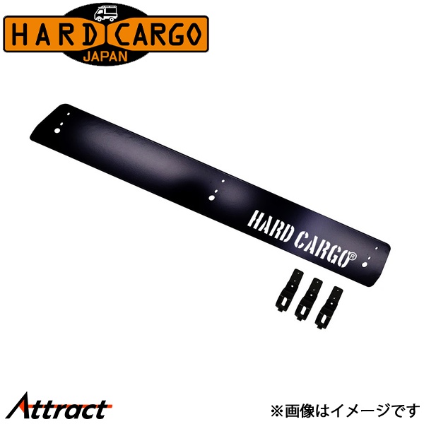 ハードカーゴ [軽トラック/プロボックス/キャンバス]ディフレクター HCロゴステッカーver. ホワイト Sサイズ HARD CARGO 外装パーツ