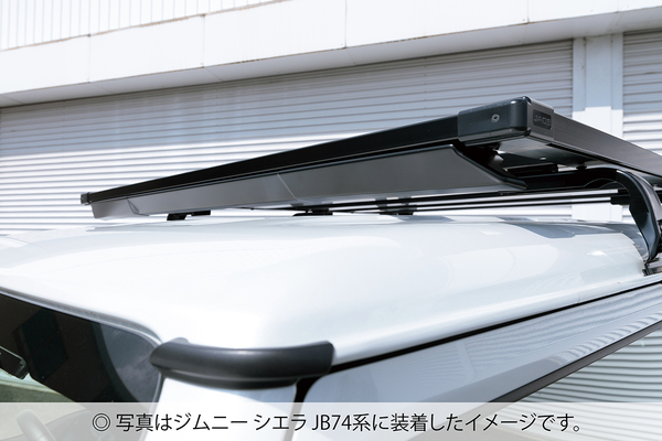 ジャオス フラットラック オプション ウィンドディフレクター type-B B414411 JAOS_3