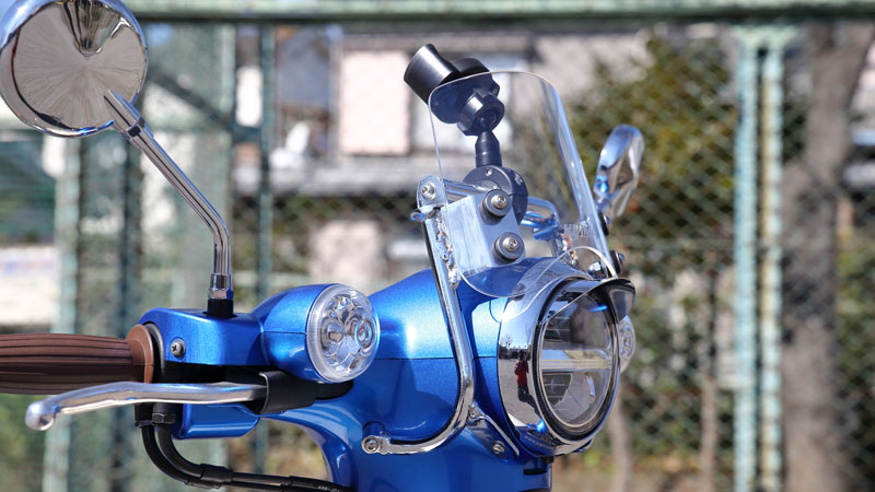キジマ スクリーン メーターバイザー スーパーカブ 50/110 18Y- 305-477 KIJIMA バイク用品_1