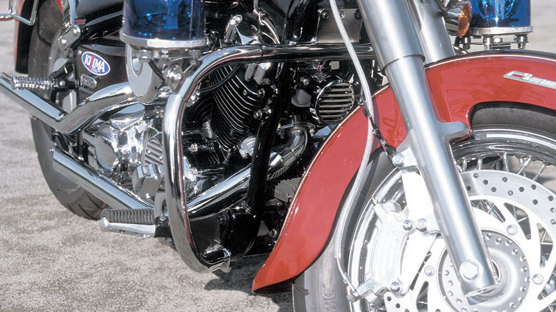 キジマ デコレーションンバンパー ドラッグスター400/クラシック -10Y クロームメッキ 405-209 KIJIMA バイク用品_1