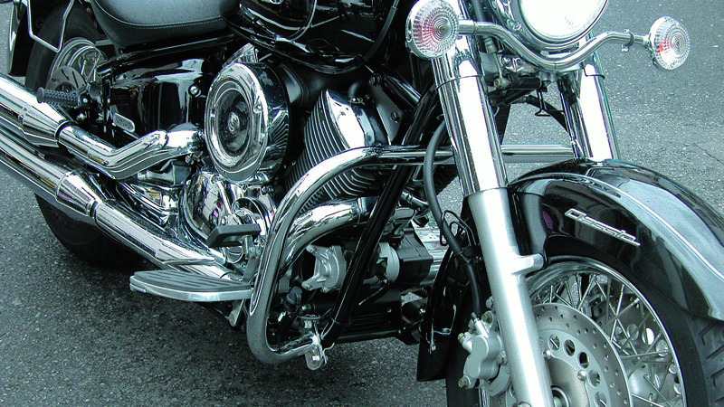 キジマ デコレーションンバンパー ドラッグスター1100/クラシック クロームメッキ 405-213 KIJIMA バイク用品_1