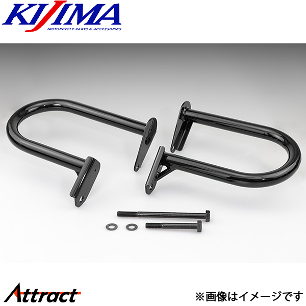 キジマ エンジンガード W230/メグロ S1 25Y- ブラック 405-248 KIJIMA バイク用品
