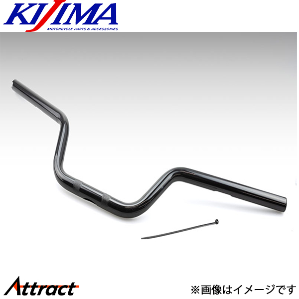 キジマ フィフティーバーハンドル ローライダーS/ST -24Y ブラック HD-04674 バイク用品 KIJIMA