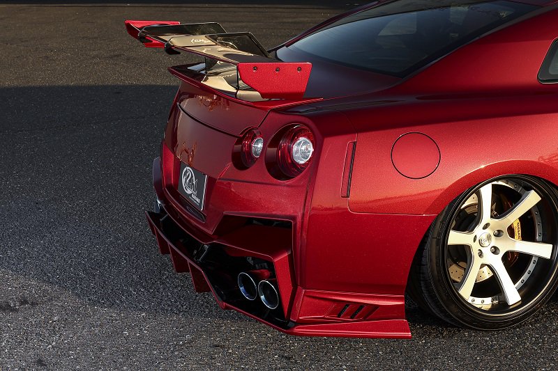 クール GT-R R35[全年式]スワンネックGTウイングミドルマウント TypeI