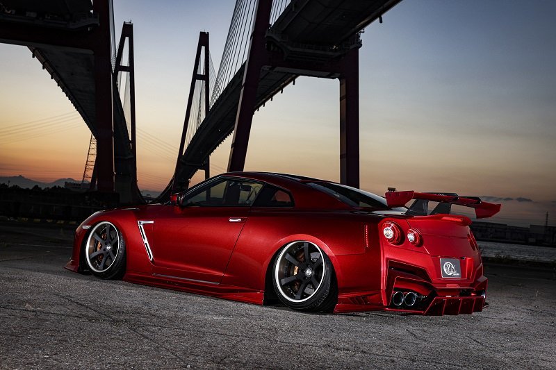 クール GT-R R35[全年式]スワンネックGTウイングミドルマウント TypeI