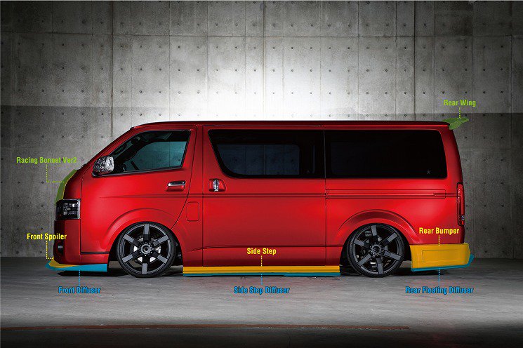 クール ハイエース 200系[4型以降ナロー]...の詳細画像2