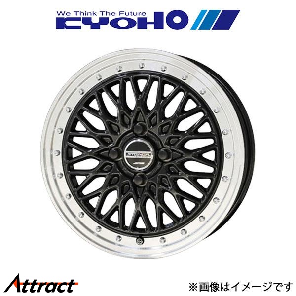 共豊 アルミホイール 1本 シュタイナー FTX ステラ LA150F/LA160F(16×5.0J 4-100 INSET45 オニキスブラック)KYOHO STEINER FTX