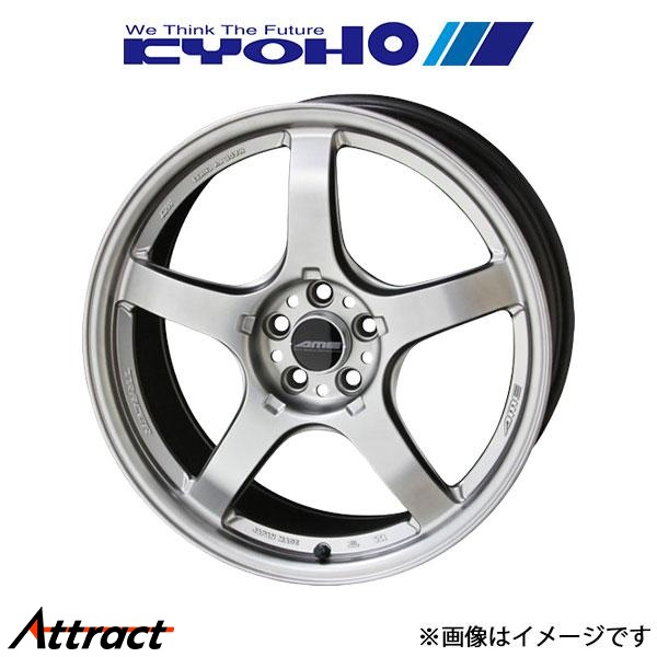 共豊 アルミホイール 1本 トレーサー GT-V ステップワゴン RP6/RP7/RP8(18×8.5J 5-114.3 INSET45 マットハイパーシルバー)KYOHO