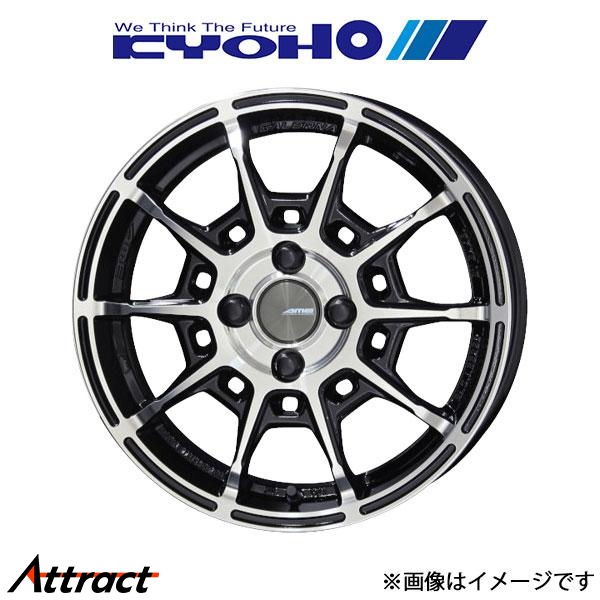 共豊 アルミホイール 1本 ガレルナ レフィーノ トール M900S/M910S(16×6.5J 4-100 INSET43 ブラックポリッシュ)KYOHO GALERNA REFINO