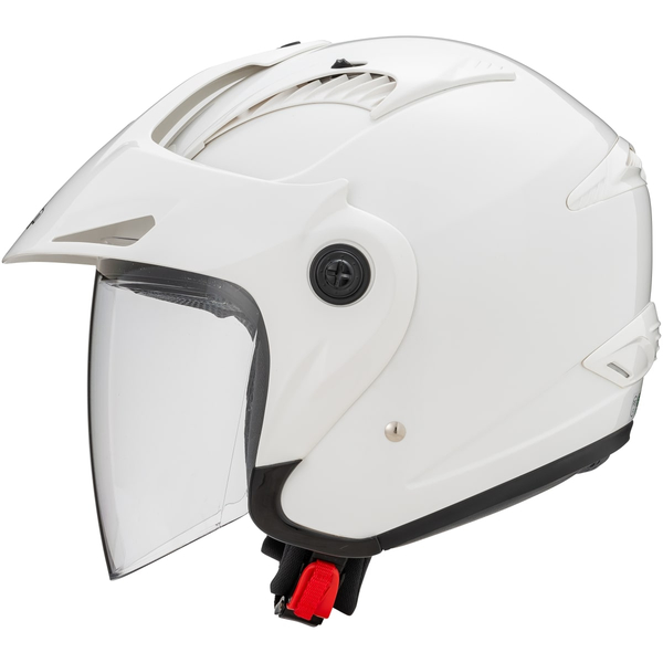 マルシン工業 ホワイト ヴィンテージジェットヘルメット マルシン工業 M-385 ジェットヘルメット ホワイトメタリック フリー(57